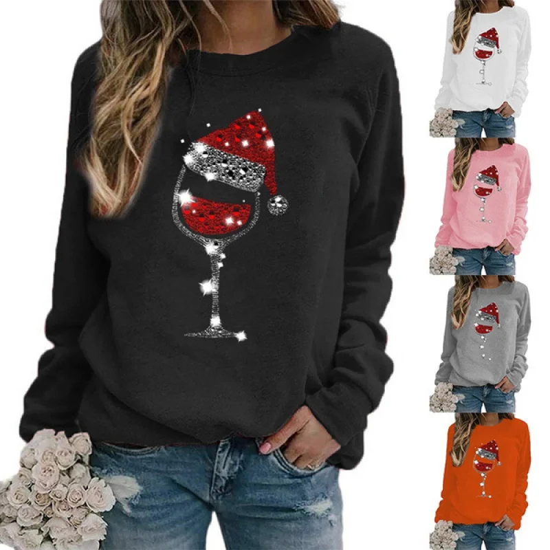2024autumn winter New printed casual loose pullover long sleeve women's sweatshirt top
2024autumn winter New printed casual loose pullover long sleeve women's sweatshirt top