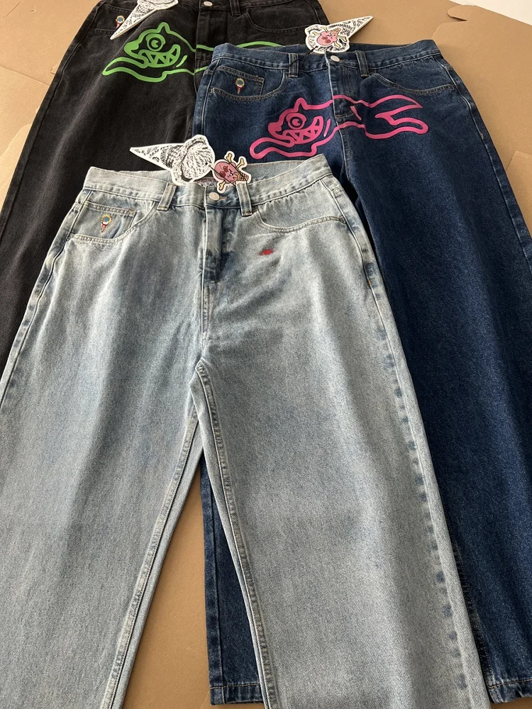 BBC Fly Dog ICECR American High Street Printed Loose Straight Leg Casual Jeans for Men Youth Faion Brand Jeans
BBC Fly Dog ICECR American High Street Printed Loose Straight Leg Casual Jeans for Men Youth Faion Brand Jeans