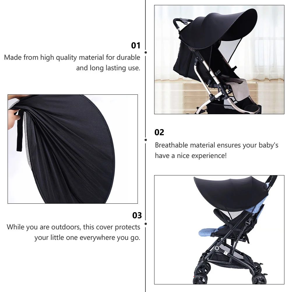 1Pcs Baby Stroller Sunshade Cover Uv Protective Breathable Waterproof Sunscreen Parasol for Infant Stroller Outdoors
1Pcs Baby Stroller Sunshade Cover Uv Protective Breathable Waterproof Sunscreen Parasol for Infant Stroller Outdoors