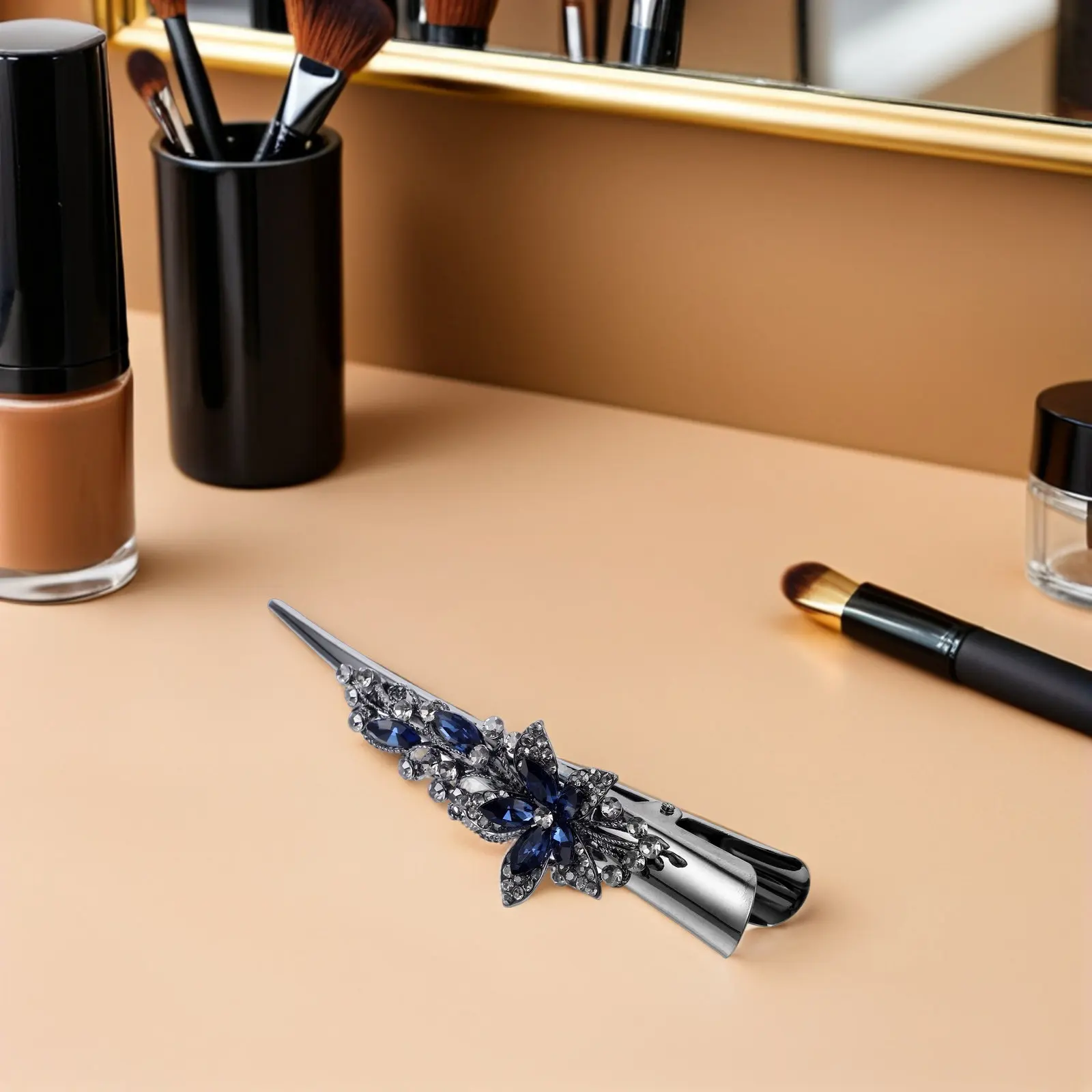 2Pcs Vintage Rhinestone Duckbill Alligator Hair Clips Metal Hairpins Non Slip Decorative Hair Clips for Women Girls Daily Party
2Pcs Vintage Rhinestone Duckbill Alligator Hair Clips Metal Hairpins Non Slip Decorative Hair Clips for Women Girls Daily Party