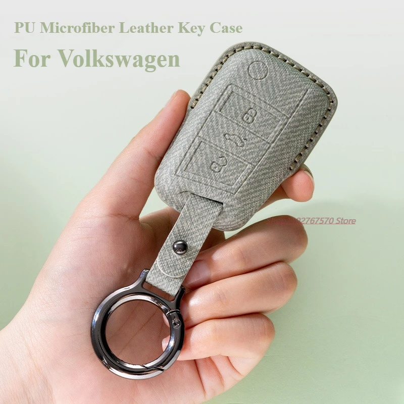 PU Microfiber Leather Key Case Cover For VW Volkswagen Tiguan Lavida Plus Magotan Sagitar T-Roc Teramont Passat Car Accessories
PU Microfiber Leather Key Case Cover For VW Volkswagen Tiguan Lavida Plus Magotan Sagitar T-Roc Teramont Passat Car Accessories