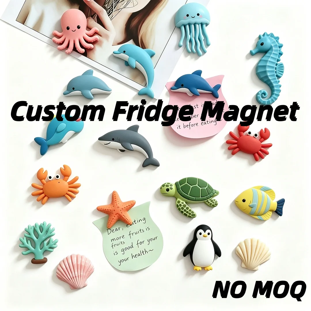 OEM Custom Logo 2D 3D Soft PVC Rubber Refrigerator Magnet Home Decor Promotional Souvenir Cartoon Design for Personalised Fridge
OEM Custom Logo 2D 3D Soft PVC Rubber Refrigerator Magnet Home Decor Promotional Souvenir Cartoon Design for Personalised Fridge