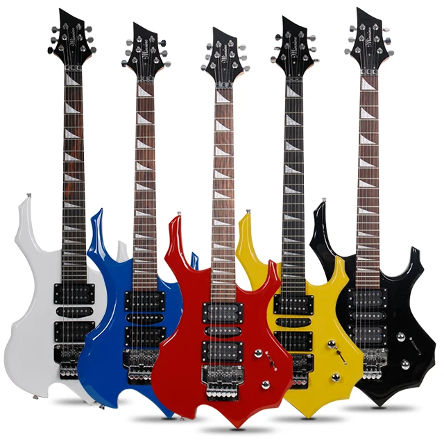China Factory Wholesale Price Flame Shape Basswood Body 24 Frets Guitarra Electrica Stringed Instruments Electric Guitar
China Factory Wholesale Price Flame Shape Basswood Body 24 Frets Guitarra Electrica Stringed Instruments Electric Guitar