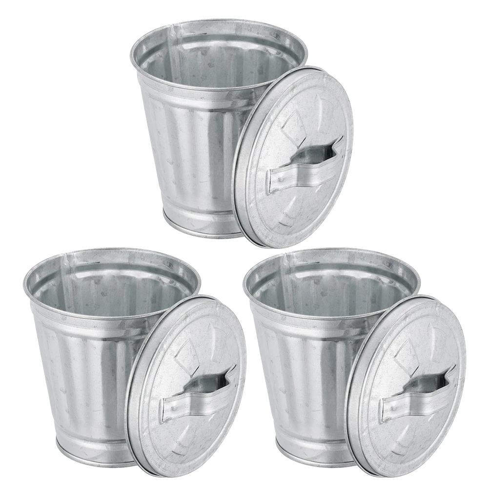 3pcs Mini Can Table Storage Jar Metal Mini Garbage Can Flowerpot Garbage Lid Pail Cans Desk Organizer Home Office Flowerpot
3pcs Mini Can Table Storage Jar Metal Mini Garbage Can Flowerpot Garbage Lid Pail Cans Desk Organizer Home Office Flowerpot