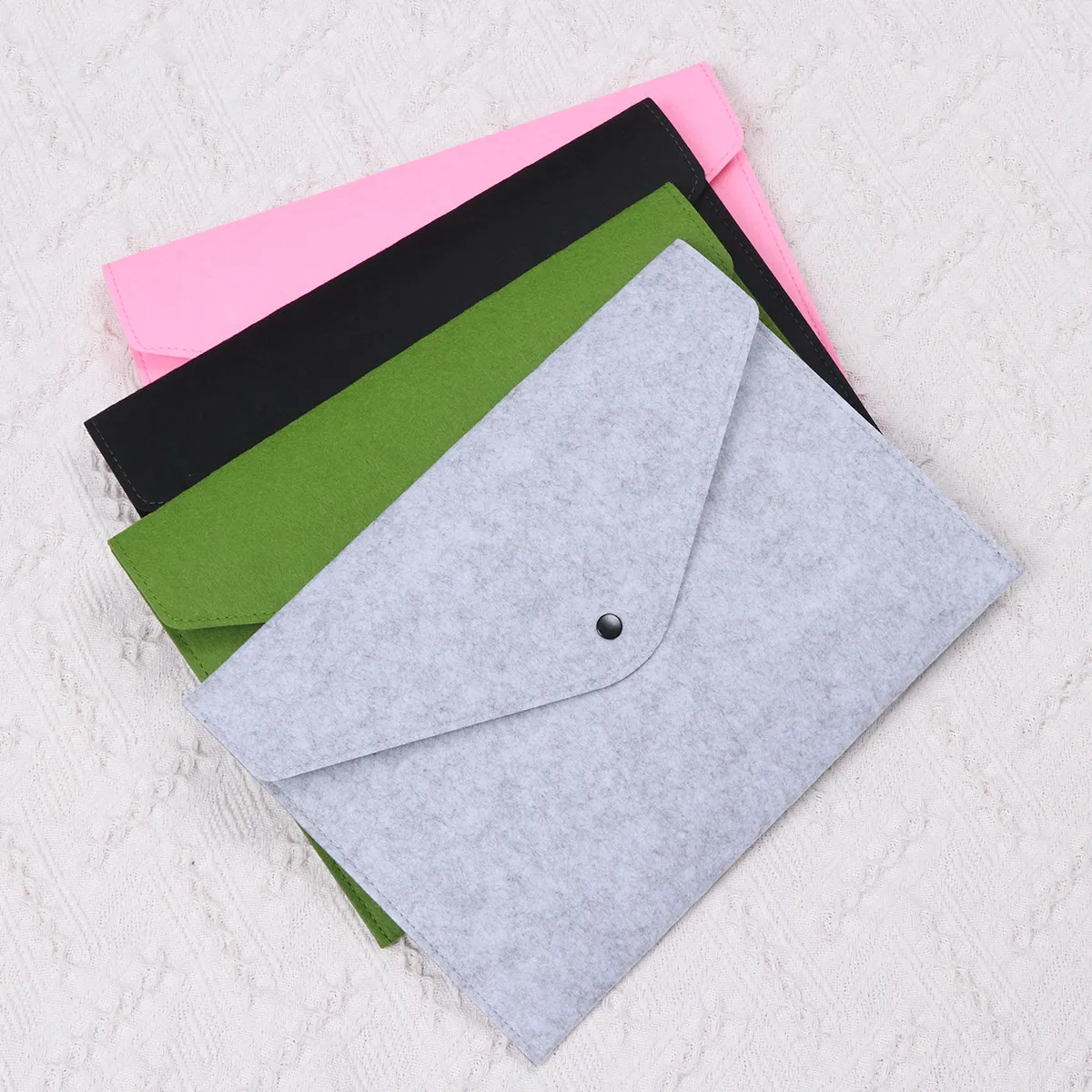 4Pcs A4 File Folder Felt Document Holder Stylish Minimalist Anti Tear Wear Resistant for Receipts Bills Data Office School Use
4Pcs A4 File Folder Felt Document Holder Stylish Minimalist Anti Tear Wear Resistant for Receipts Bills Data Office School Use