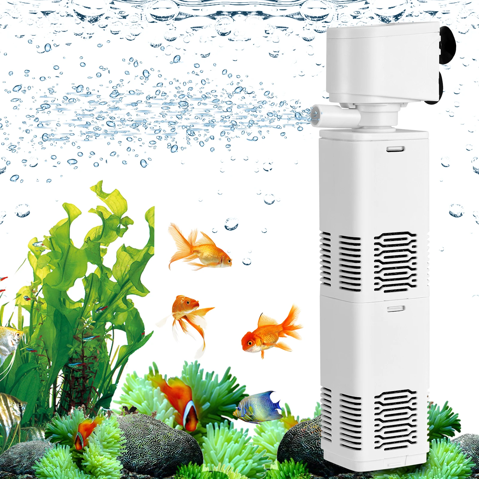 Фильтр 3 в 1, для аквариума, мини-фильтр для аквариума, аквариумный кислородный погружной очиститель воды, аквариумный фильтр
Фильтр 3 в 1, для аквариума, мини-фильтр для аквариума, аквариумный кислородный погружной очиститель воды, аквариумный фильтр