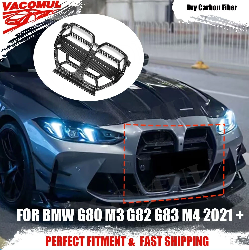 Решетка переднего бампера VACOMUL для BMW 2021+ для M3 G80 M4 G82 G83 Передняя гоночная решетка без ACC CLS Style Dry Carbon
Решетка переднего бампера VACOMUL для BMW 2021+ для M3 G80 M4 G82 G83 Передняя гоночная решетка без ACC CLS Style Dry Carbon