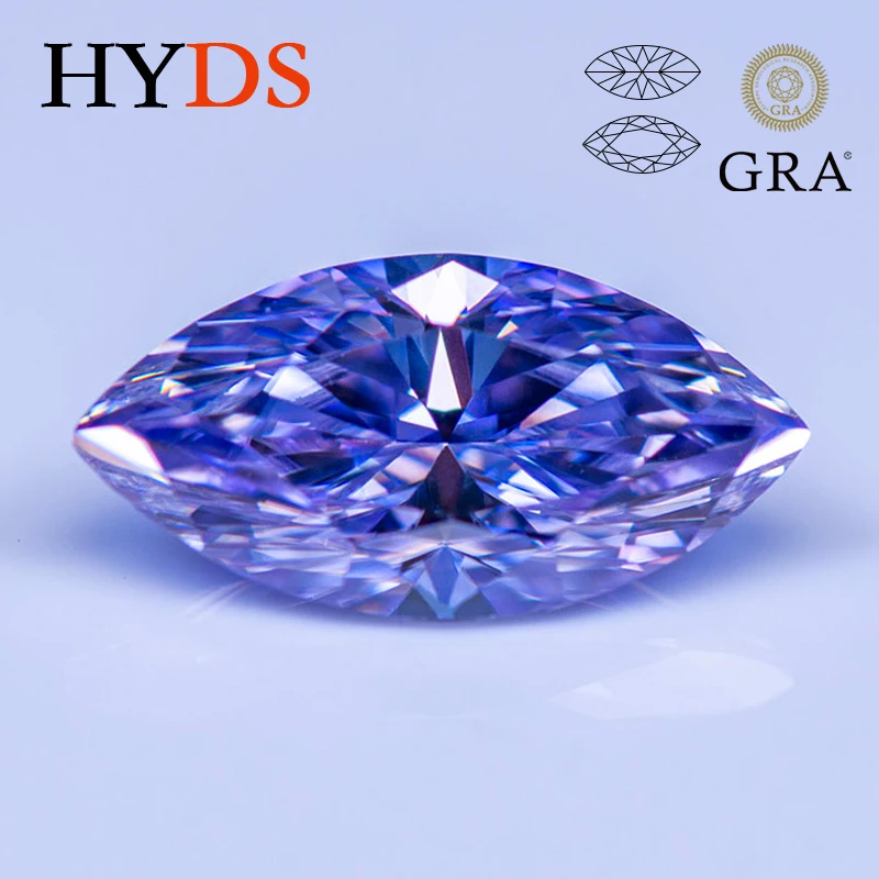 Moissanite Stone Lavender Color VVS1 Marquise Shape Beads Charms for Jewelry Making Bracelet Pendant Earrings GRA Certificate
Moissanite Stone Lavender Color VVS1 Marquise Shape Beads Charms for Jewelry Making Bracelet Pendant Earrings GRA Certificate