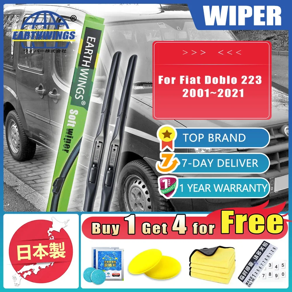 For Fiat Doblo 223 2001~2021 Front Wiper Blades Cutter Windshield Windscreen Cleaning Brushes Car Windscreen Professional Wipers
For Fiat Doblo 223 2001~2021 Front Wiper Blades Cutter Windshield Windscreen Cleaning Brushes Car Windscreen Professional Wipers