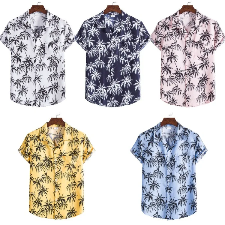 Summer Hawaiian irts for Men Beach Wear Floral Print Loose Fit ort Sve Youthful Sle Square Collar Casual irt
Summer Hawaiian irts for Men Beach Wear Floral Print Loose Fit ort Sve Youthful Sle Square Collar Casual irt