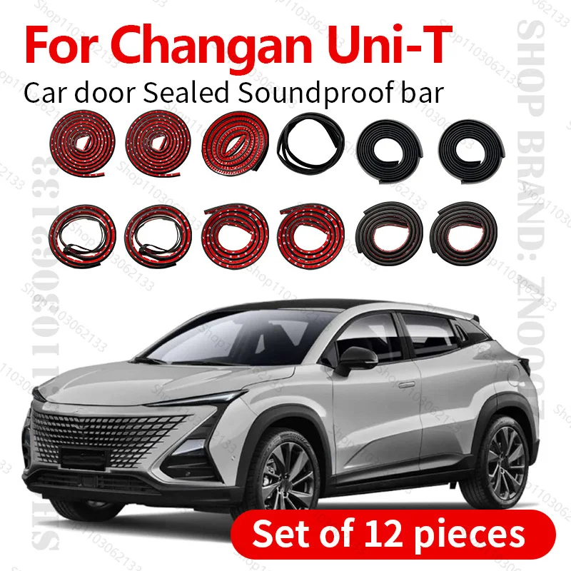 For 2020-2025 Changan Uni-T Car Door Seal Strip Rubber Double Layer Sealing Protector Soundproof Dustproof Seal Strip 12PCS Set
For 2020-2025 Changan Uni-T Car Door Seal Strip Rubber Double Layer Sealing Protector Soundproof Dustproof Seal Strip 12PCS Set