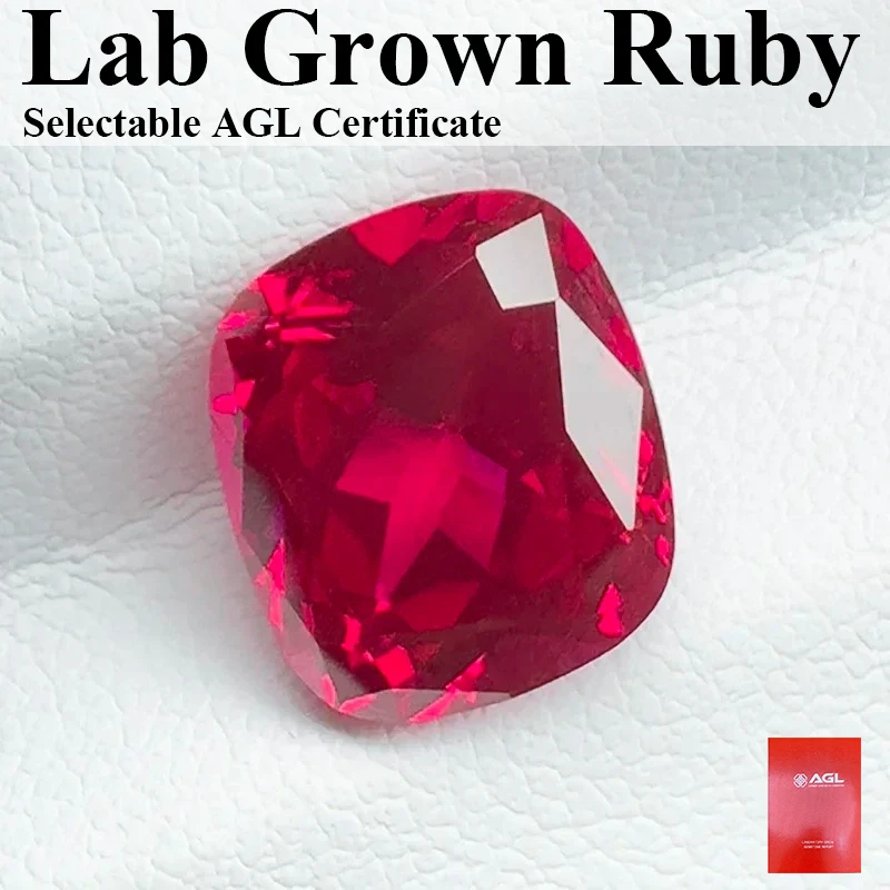 Оптовая продажа, выращенная в лаборатории рубиновая квадратная подушка, голубь, кроваво-красный, 10x10 мм, 5,9 карата, драгоценный камень высшего качества для изготовления ювелирных изделий с сертификатом AGL 
Оптовая продажа, выращенная в лаборатории рубиновая квадратная подушка, голубь, кроваво-красный, 10x10 мм, 5,9 карата, драгоценный камень высшего качества для изготовления ювелирных изделий с сертификатом AGL