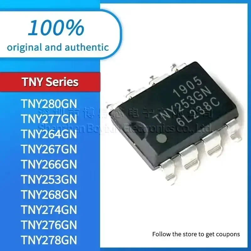 TNY274GN TNY268GN TNY266GN TNY267GN TNY264GN TNY277GN TNY280GN TOP223GN TOP232GN TOP258GN TNY253 278GN 276GN Black casing
TNY274GN TNY268GN TNY266GN TNY267GN TNY264GN TNY277GN TNY280GN TOP223GN TOP232GN TOP258GN TNY253 278GN 276GN Black casing