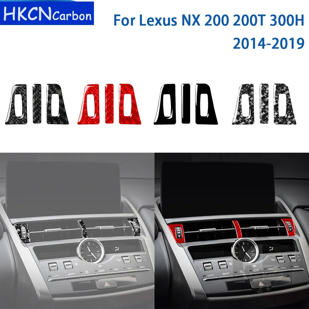 For Lexus NX 200 200t 300h 2014 2015 2016 2017 2018 2019 Accessories Carbon Fiber Car Interior Central Air Outlet Trim Stickers
For Lexus NX 200 200t 300h 2014 2015 2016 2017 2018 2019 Accessories Carbon Fiber Car Interior Central Air Outlet Trim Stickers