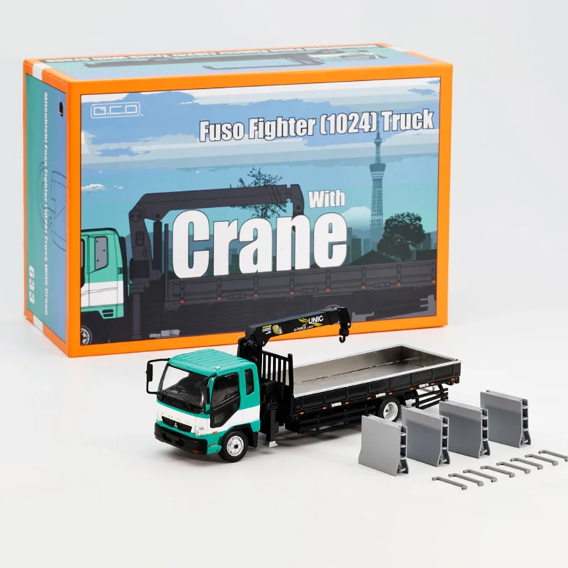GCD 1:64 Scale Fuso Fighter 1024 Truck With Crane Alloy Car Model Simulation Toy Desktop Collection Gift Static Display
GCD 1:64 Scale Fuso Fighter 1024 Truck With Crane Alloy Car Model Simulation Toy Desktop Collection Gift Static Display