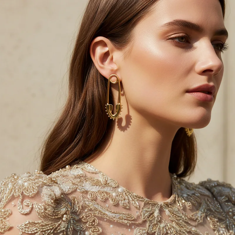 DIGADAGU Alloy Paperclip Geometric Stud Earrings New Simple Trend Earrings Woman Party Jewelry Accessories
DIGADAGU Alloy Paperclip Geometric Stud Earrings New Simple Trend Earrings Woman Party Jewelry Accessories