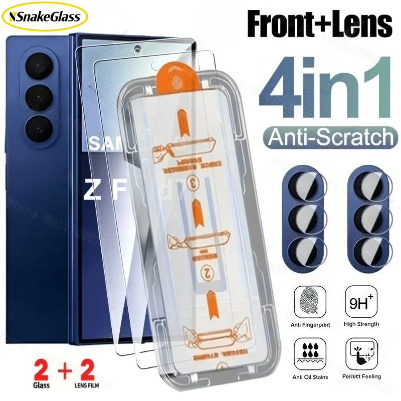 Set of High-Definition Scratch-Resistant Screen Protectors Camera Lens Protectors for Samsung Galaxy Z Fold 7/Z Fold 6/Z Fold 5
Set of High-Definition Scratch-Resistant Screen Protectors Camera Lens Protectors for Samsung Galaxy Z Fold 7/Z Fold 6/Z Fold 5