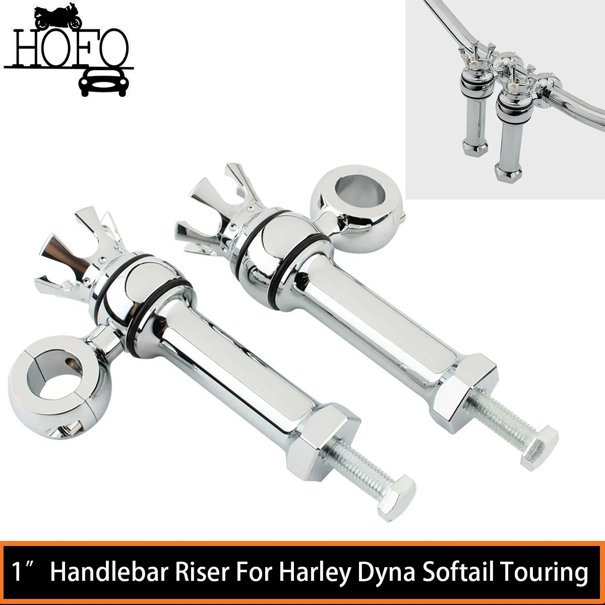 1″ Motorcycle Handlebar Riser Aluminum Chrome/Black Motorcycle Accessories For Harley Dyna Softail Touring Road King
1″ Motorcycle Handlebar Riser Aluminum Chrome/Black Motorcycle Accessories For Harley Dyna Softail Touring Road King 