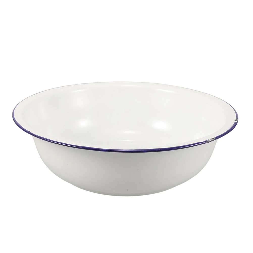 Enamel Footbath Retro Vintage Wash Basin Large Capacity Foot Soaking Tub Laundry Basin Enamelware Bowl Round Household Foot Bath
Enamel Footbath Retro Vintage Wash Basin Large Capacity Foot Soaking Tub Laundry Basin Enamelware Bowl Round Household Foot Bath