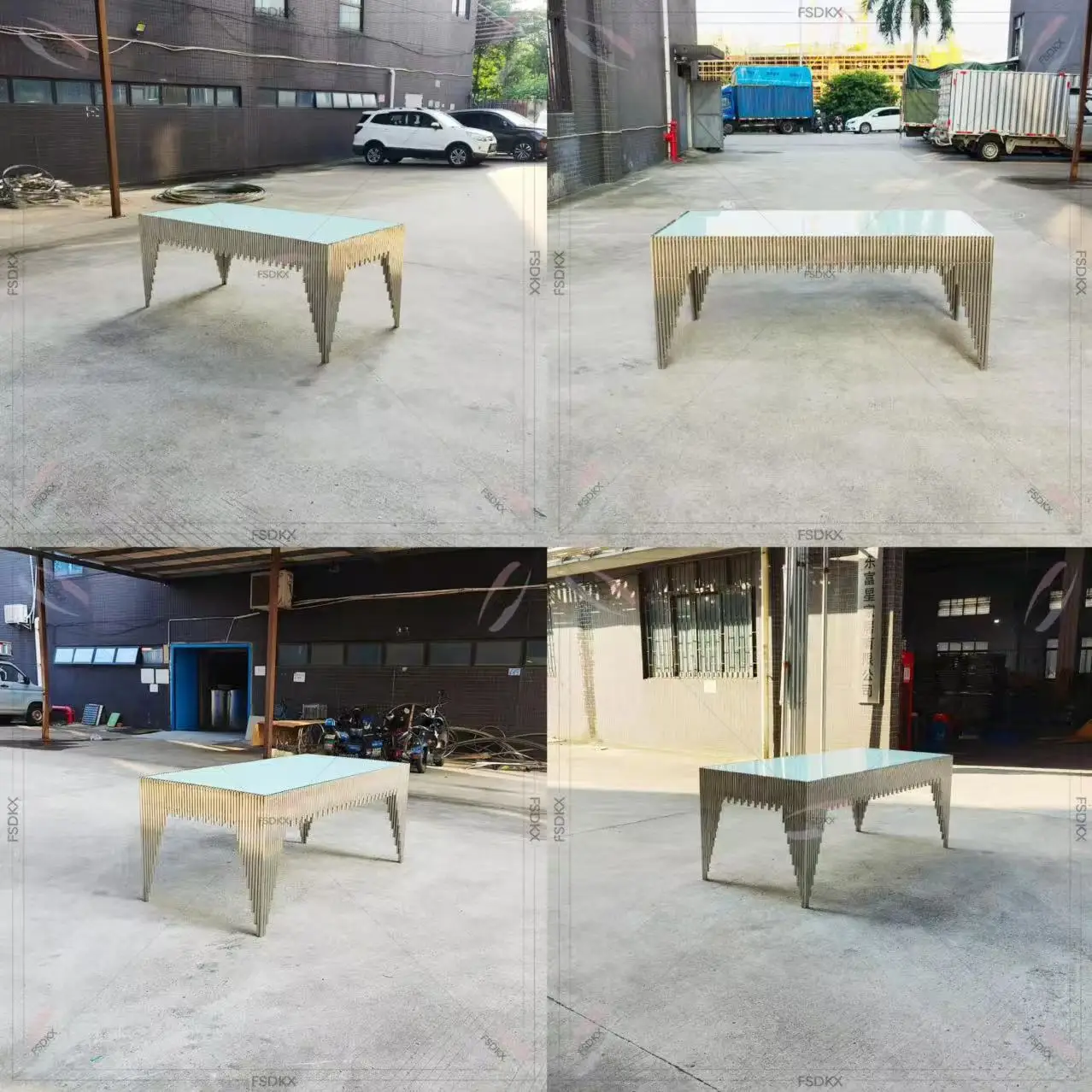 High quality Stainless Steel Mirror Glass Table Luxury Wedding Dining Table for reception hotel dining table for party events
High quality Stainless Steel Mirror Glass Table Luxury Wedding Dining Table for reception hotel dining table for party events