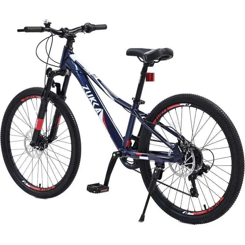 Mountain Bike 7-Speed Drivetrain Suspension Front Fork High-Quality Frame Mountain Bike Bicycle
Mountain Bike 7-Speed Drivetrain Suspension Front Fork High-Quality Frame Mountain Bike Bicycle
