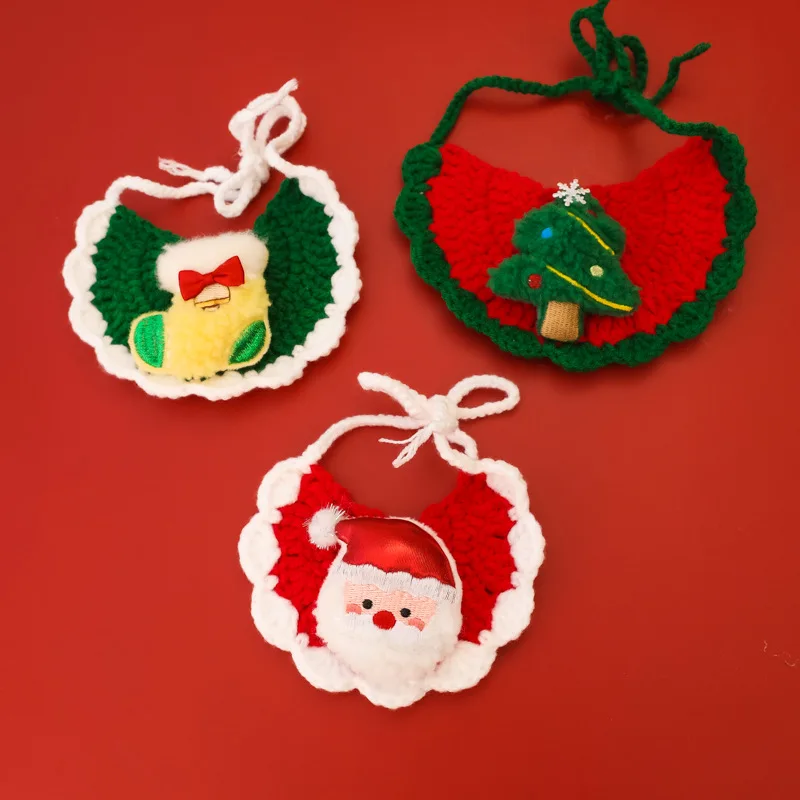 Pet Bib Santa Claus Cat Dog Holiday Gift Drool Towel Plush Snowman Scarf Dog Accessories for Small Dogs Puppy Accessories
Pet Bib Santa Claus Cat Dog Holiday Gift Drool Towel Plush Snowman Scarf Dog Accessories for Small Dogs Puppy Accessories