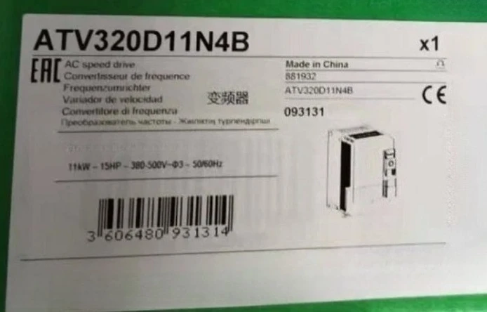 Brand new original ATV320D11N4B 11KW frequency converter Fast Delivery
Brand new original ATV320D11N4B 11KW frequency converter Fast Delivery