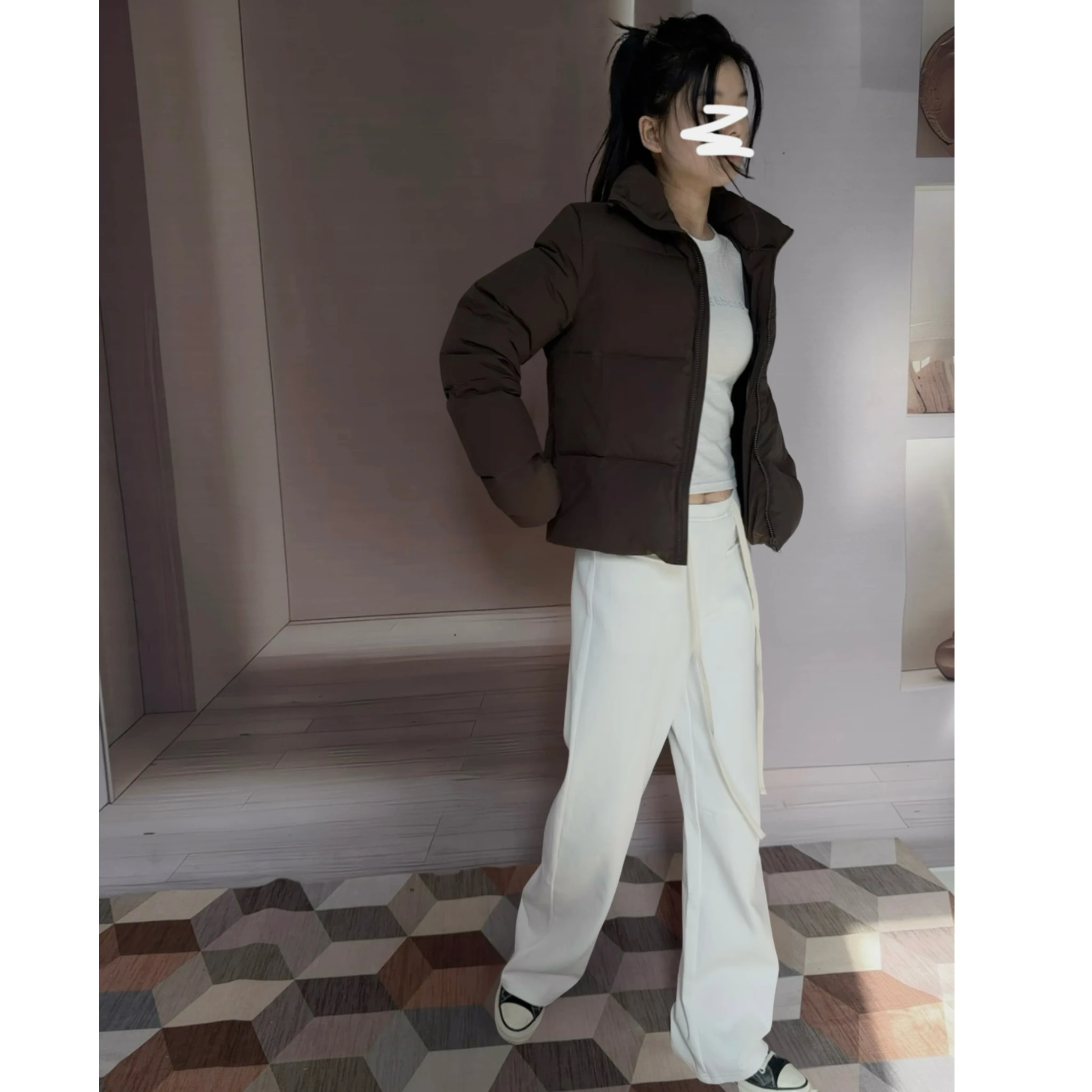 Slim Fit ort White Du down Jaet Dual Color Women's Sle Warm Commute Sle Coat Nuyoac Brand Korean Version
Slim Fit ort White Du down Jaet Dual Color Women's Sle Warm Commute Sle Coat Nuyoac Brand Korean Version