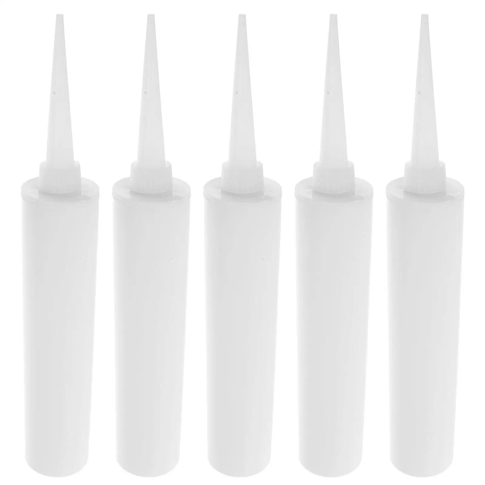 5pcs Empty Caulk Tubes Large Diameter 300ml Refillable Reusable Plastic Tool Aluminum Membrane for Sealant Grout Epoxy Tile
5pcs Empty Caulk Tubes Large Diameter 300ml Refillable Reusable Plastic Tool Aluminum Membrane for Sealant Grout Epoxy Tile