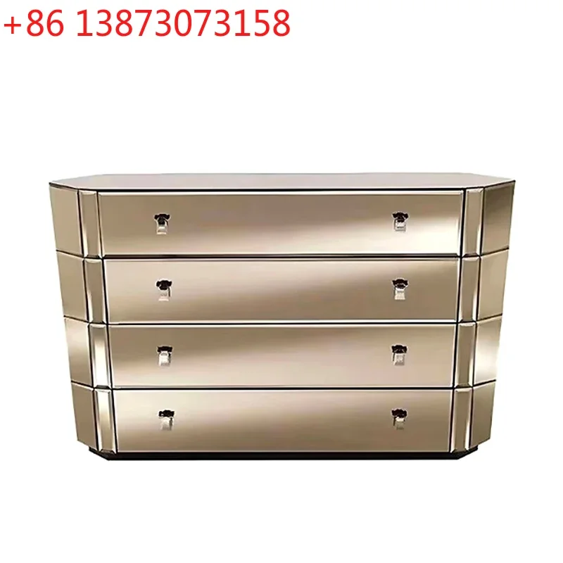Light luxury mirror four-chest cabinet rear bedroom luxury bedside storage locker
Light luxury mirror four-chest cabinet rear bedroom luxury bedside storage locker