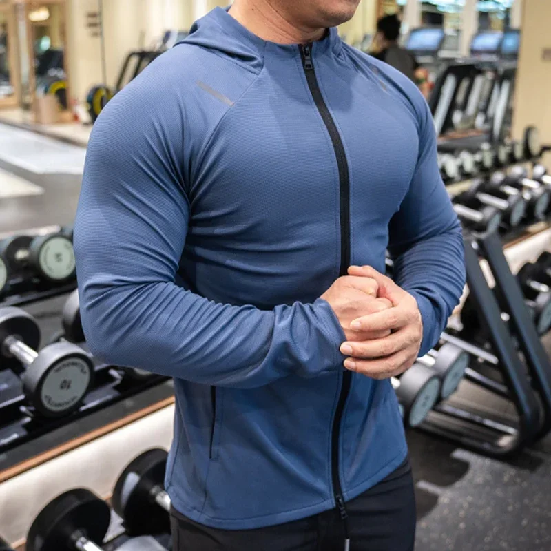 Men's Sporty Casual Hooded Jacket Basketball Fitness Training Long Sleeve High Elastic Slim Fit Sportswear Running Quick-dry Top
Men's Sporty Casual Hooded Jacket Basketball Fitness Training Long Sleeve High Elastic Slim Fit Sportswear Running Quick-dry Top