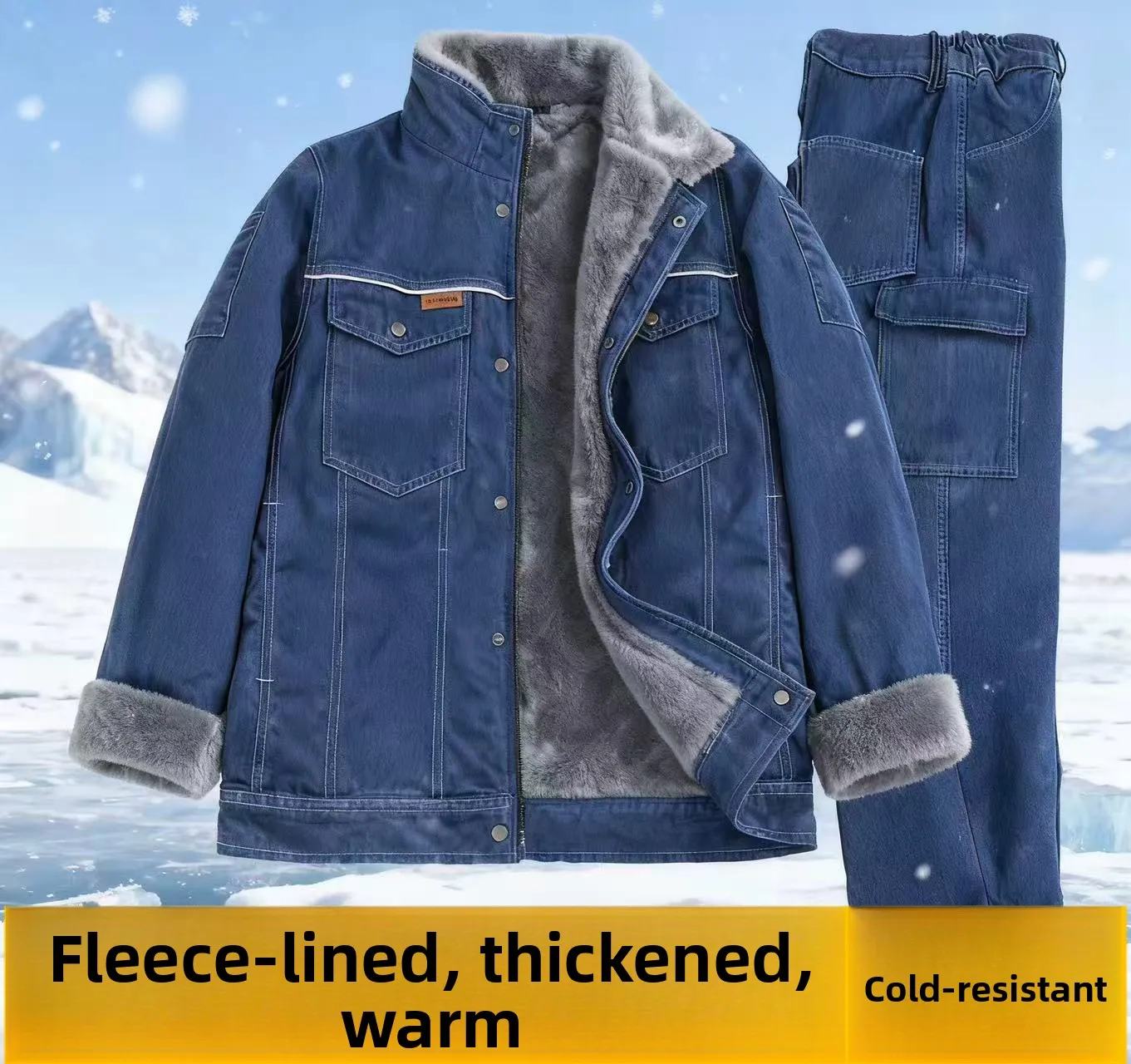 Thiened Fce Winter Welding Workwear Men's Anti-Scalding Wear Resistant Flame Retardant Set Thiened Labor Prot...
Thiened Fce Winter Welding Workwear Men's Anti-Scalding Wear Resistant Flame Retardant Set Thiened Labor Prot...