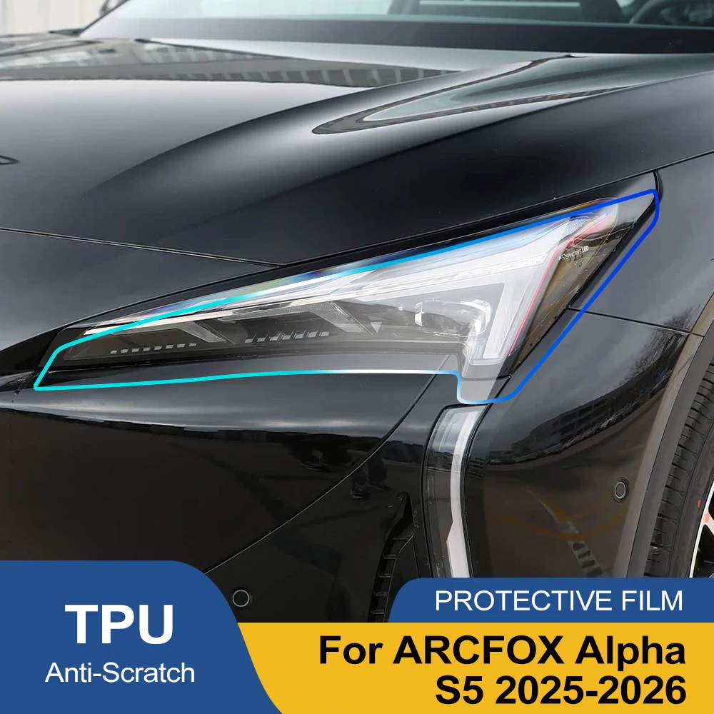 For ARCFOX Alpha S5 2025-2026 Smoke Black High-Gloss Pre-Cut Headlight Protection Film TPU PPF Anti-Scratch Car Vinyl Wrap Kit
For ARCFOX Alpha S5 2025-2026 Smoke Black High-Gloss Pre-Cut Headlight Protection Film TPU PPF Anti-Scratch Car Vinyl Wrap Kit