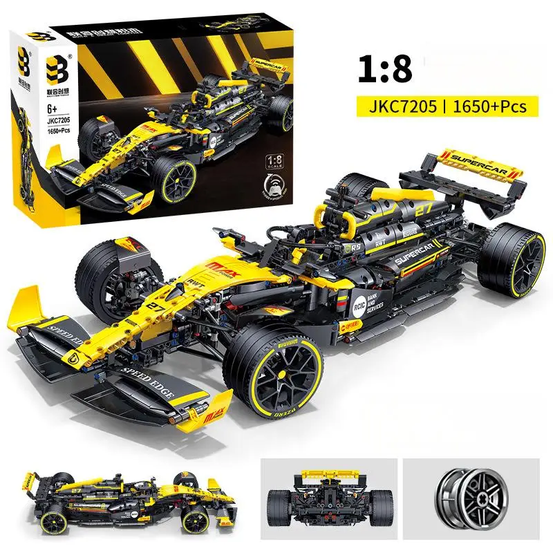 OUZEY Professional Formula Car Model - 1:8 Scale Building Set, Complex Mechanical Assembly Project for Adult Hobbyists 14+
OUZEY Professional Formula Car Model - 1:8 Scale Building Set, Complex Mechanical Assembly Project for Adult Hobbyists 14+