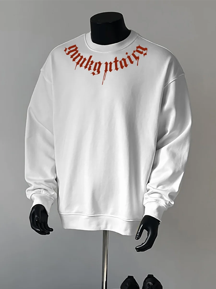 Модный круглый свитшот для мужчин с американским буквенным принтом, длинный рукав, высококачественный, повседневный, комфортный, из смесового полиэстера и хлопка
Модный круглый свитшот для мужчин с американским буквенным принтом, длинный рукав, высококачественный, повседневный, комфортный, из смесового полиэстера и хлопка