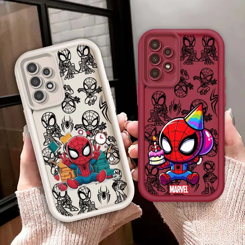 Популярный художественный чехол для телефона с рисунком Человека-паука для Samsung A73 A72 A56 A55 A54 A53 A35 A32 A25 A24 A23 A21s A14 A05 5G Eye Ladder
Популярный художественный чехол для телефона с рисунком Человека-паука для Samsung A73 A72 A56 A55 A54 A53 A35 A32 A25 A24 A23 A21s A14 A05 5G Eye Ladder