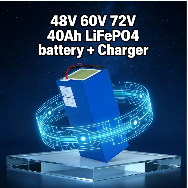 Sick of weak batteries ruining your e-ride Ditch the dead-on-arrival disappointment with this 48V/60V/72V 40Ah LiFePO4 battery
Sick of weak batteries ruining your e-ride Ditch the dead-on-arrival disappointment with this 48V/60V/72V 40Ah LiFePO4 battery