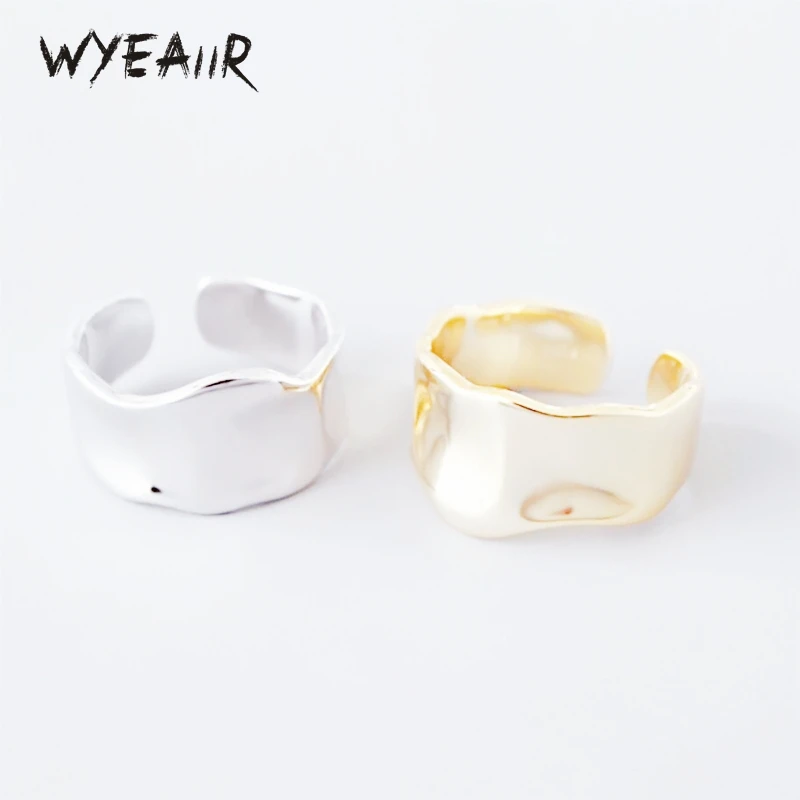 WYEAIIR стерлингового серебра 925 пробы, креативное модное гладкое ювелирное кольцо с выпуклой волной, женское кольцо с отверстием изменяемого размера
WYEAIIR стерлингового серебра 925 пробы, креативное модное гладкое ювелирное кольцо с выпуклой волной, женское кольцо с отверстием изменяемого размера
