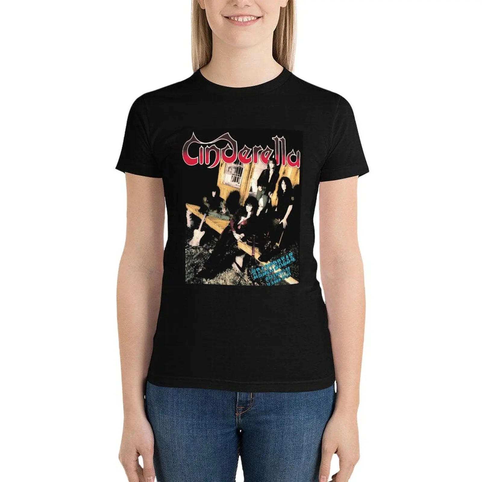 Music Band Cinderella Retro Fan Design T-Shirt graphics plus size tops summer clothes for Women
Music Band Cinderella Retro Fan Design T-Shirt graphics plus size tops summer clothes for Women