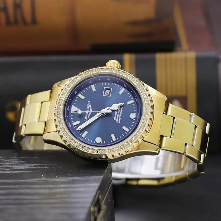 New High-End Business Men's Watch with Diamond Inlay, Quartz Movement, Round Dial, Skeleton Design, Calendar Display, Luminous and Waterproof, Butterfly Clasp Stainless Steel Strap, Fashionable Accessory, Suitable for Business and Casual Wear, Ideal Gift
New High-End Business Men's Watch with Diamond Inlay, Quartz Movement, Round Dial, Skeleton Design, Calendar Display, Luminous and Waterproof, Butterfly Clasp Stainless Steel Strap, Fashionable Accessory, Suitable for Business and Casual Wear, Ideal Gift