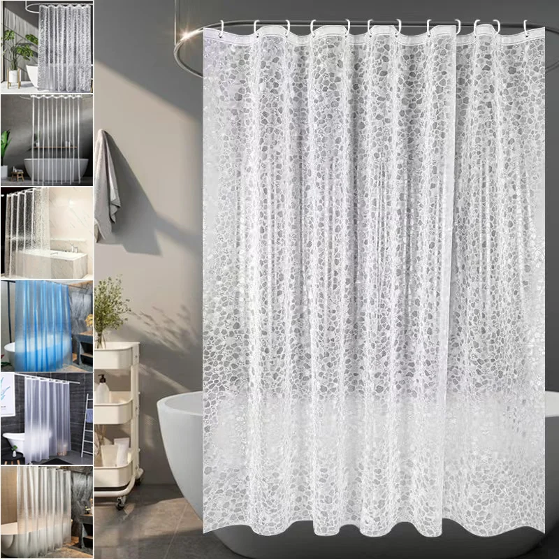 3D Pattern PEVA Shower Curtain Liner Waterproof Thickened Shower Curtain Transparent Bathroom Curtain with Hooks for Home Hotel
3D Pattern PEVA Shower Curtain Liner Waterproof Thickened Shower Curtain Transparent Bathroom Curtain with Hooks for Home Hotel