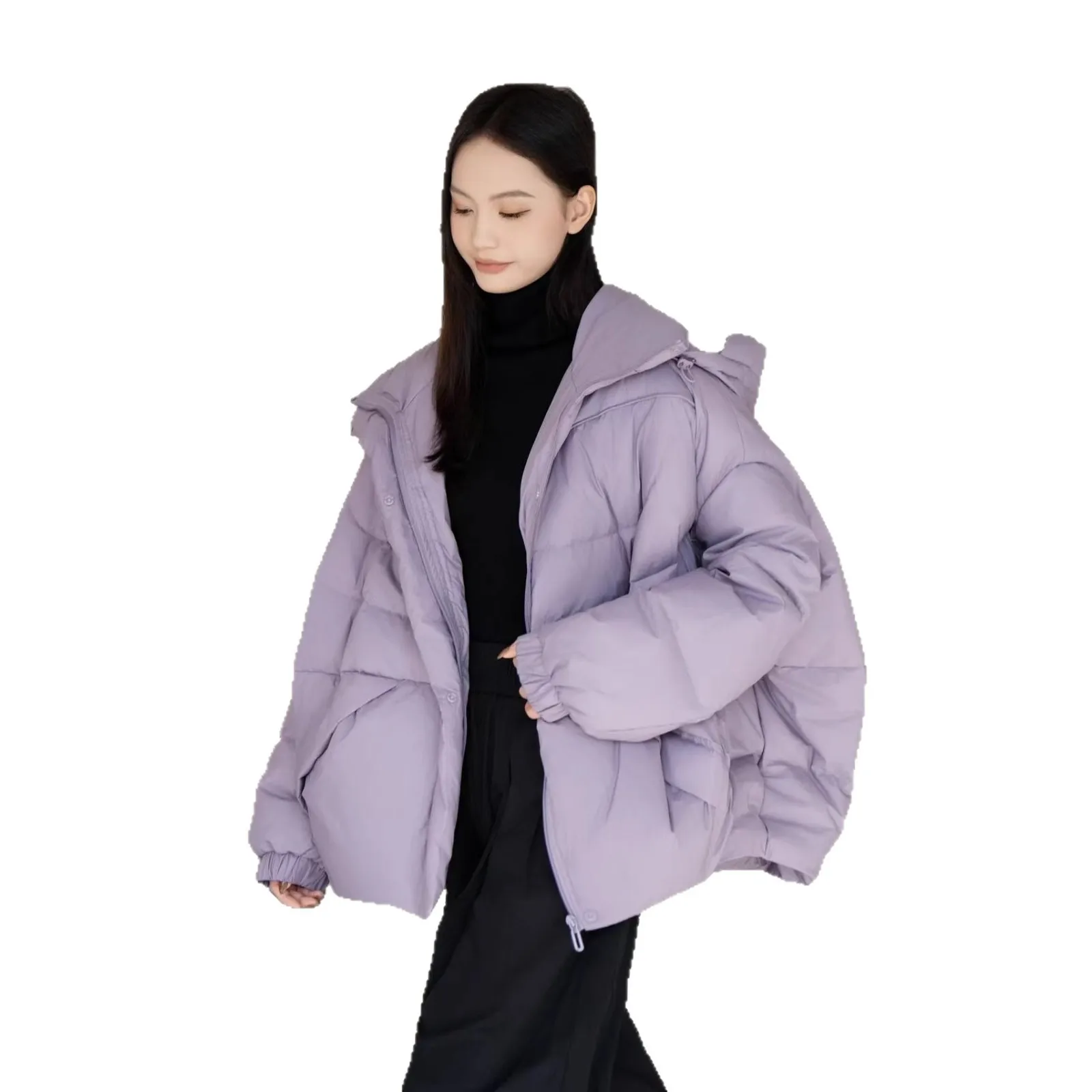 Winter New Women's Down Jacket Loose Hooded Windproof White Duck Down Bat Sleeve Jacket
Winter New Women's Down Jacket Loose Hooded Windproof White Duck Down Bat Sleeve Jacket