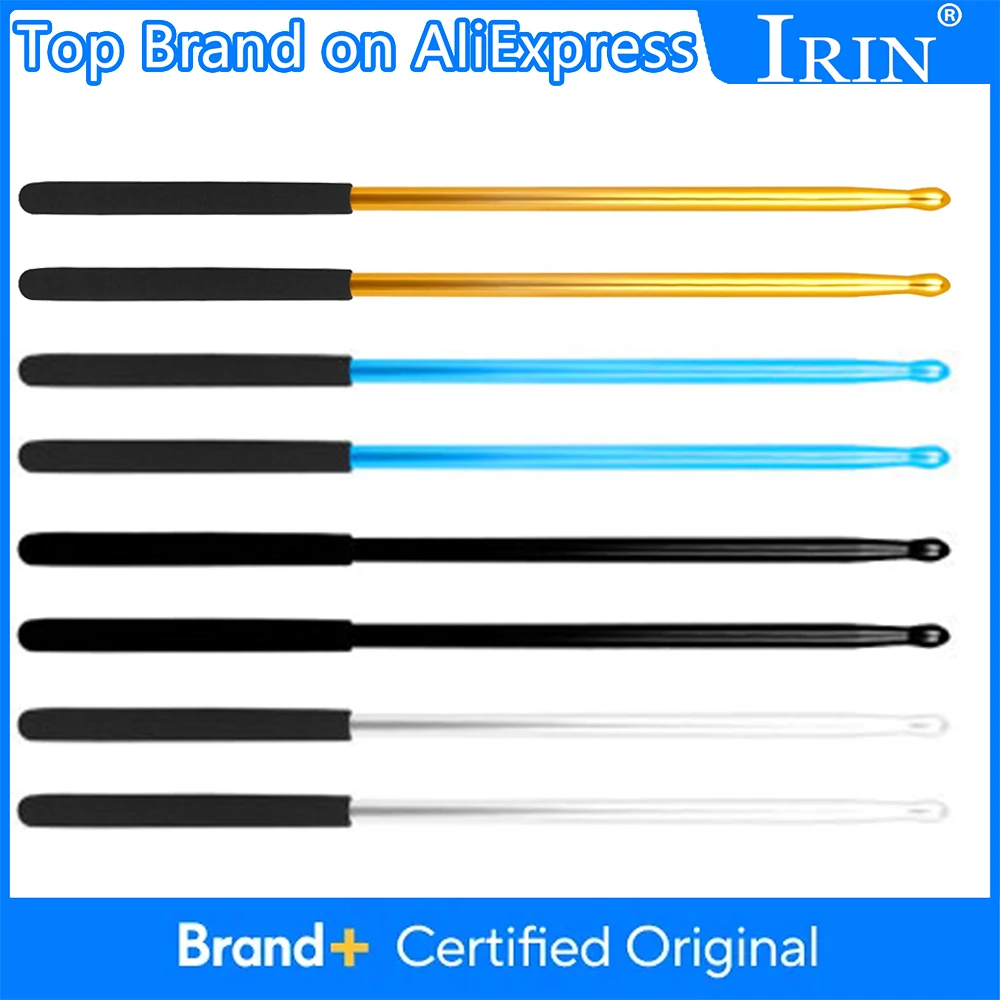 IRIN 1 Pairs 5A Drumsticks Aluminium Drum Sticks Simple Metal Drumstick Non-slip Exercise Drumsticks Drum Parts Accessories
IRIN 1 Pairs 5A Drumsticks Aluminium Drum Sticks Simple Metal Drumstick Non-slip Exercise Drumsticks Drum Parts Accessories