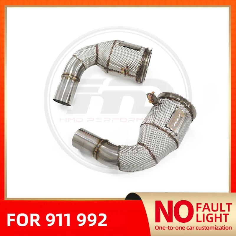 HMD No Light Fault Stainless Steel Downpipe For Porsche 911 992 High Flow Performance Exhaust System Without OPF
HMD No Light Fault Stainless Steel Downpipe For Porsche 911 992 High Flow Performance Exhaust System Without OPF