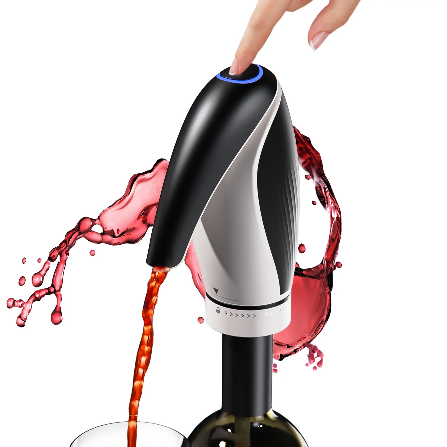 Electric Wine Aerator Pourer Automatic Dispenser Quick Decanter Red/White Wine Accessories Party Bar Tool Wine Gift Rechargeable
Electric Wine Aerator Pourer Automatic Dispenser Quick Decanter Red/White Wine Accessories Party Bar Tool Wine Gift Rechargeable