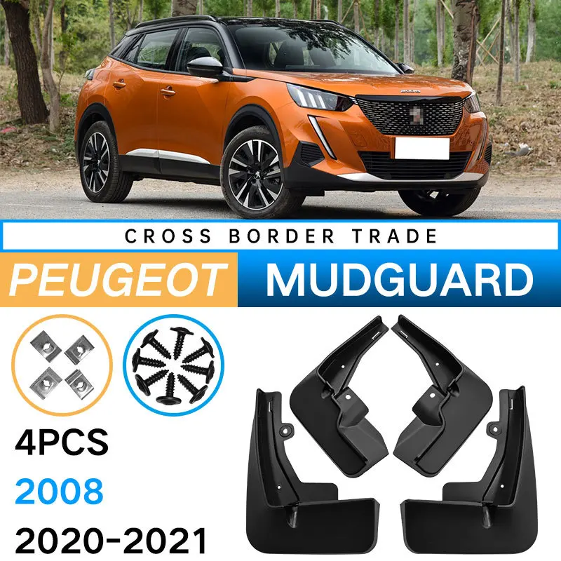 Exterior Mud Fender Guards Mudflaps for 2020 2021 Peugeot 2008 Front Rear 4pcs Mudguards Splash Guards Mud Flaps Accessories
Exterior Mud Fender Guards Mudflaps for 2020 2021 Peugeot 2008 Front Rear 4pcs Mudguards Splash Guards Mud Flaps Accessories