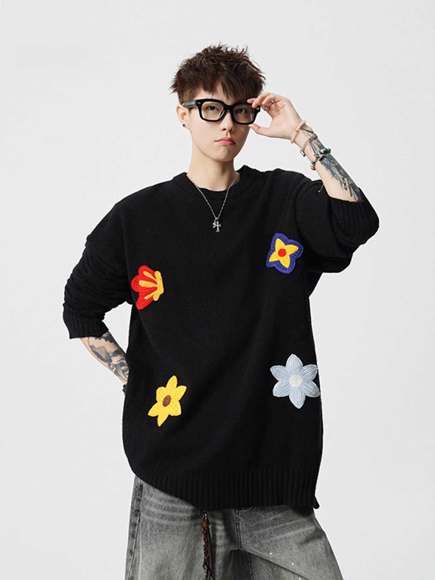 American Sle Embroidered round Ne Sweater Men Winter Thi Warm High Sensation Teen Casual Inner Knitted irt Top
American Sle Embroidered round Ne Sweater Men Winter Thi Warm High Sensation Teen Casual Inner Knitted irt Top