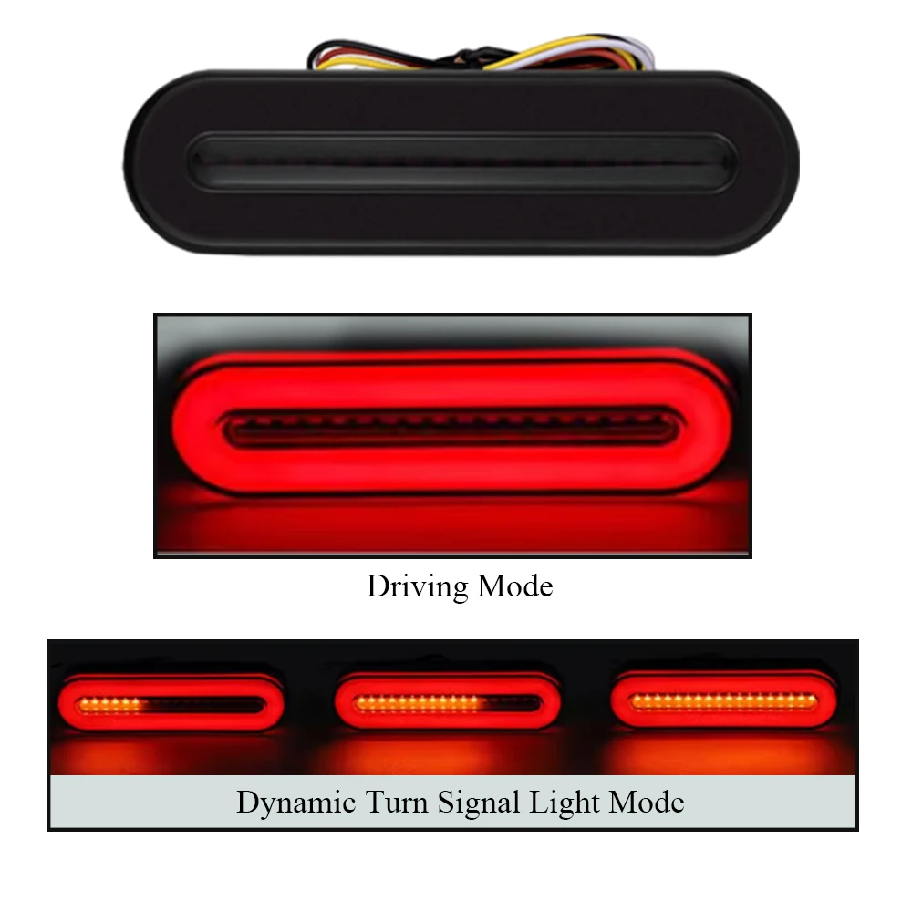 12V-24V 2Pcs LED Flowing Turn Signal Stop Brake Tail Light Lamp Daytime Running Light for Caravans RVs Trailer Truck ATV
12V-24V 2Pcs LED Flowing Turn Signal Stop Brake Tail Light Lamp Daytime Running Light for Caravans RVs Trailer Truck ATV