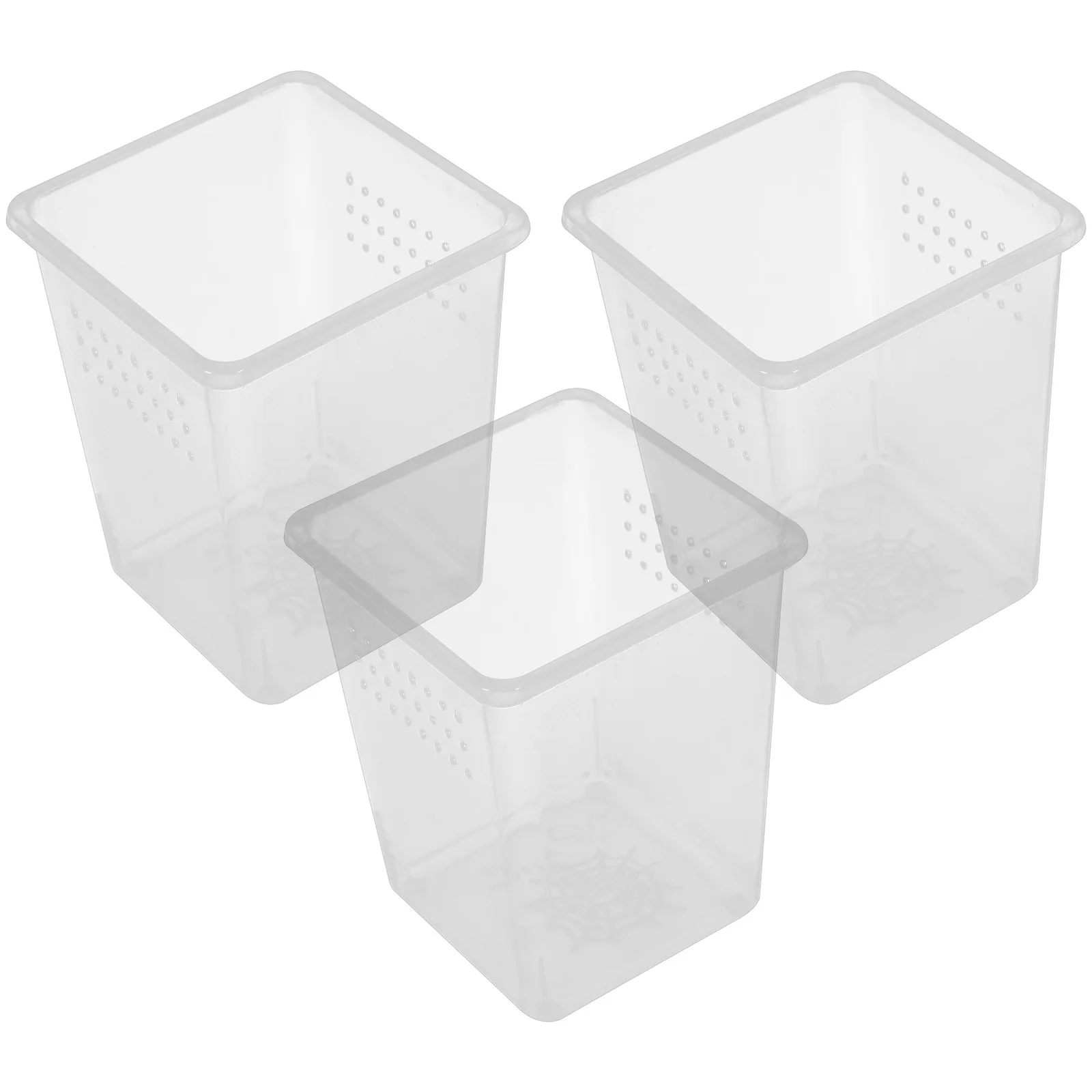 3Pcs Spider Enclosure Breeder Boxes Clear Small Habitat Incubators for Reptiles Frogs Turtles Feeding Bins Habitat Boxes
3Pcs Spider Enclosure Breeder Boxes Clear Small Habitat Incubators for Reptiles Frogs Turtles Feeding Bins Habitat Boxes