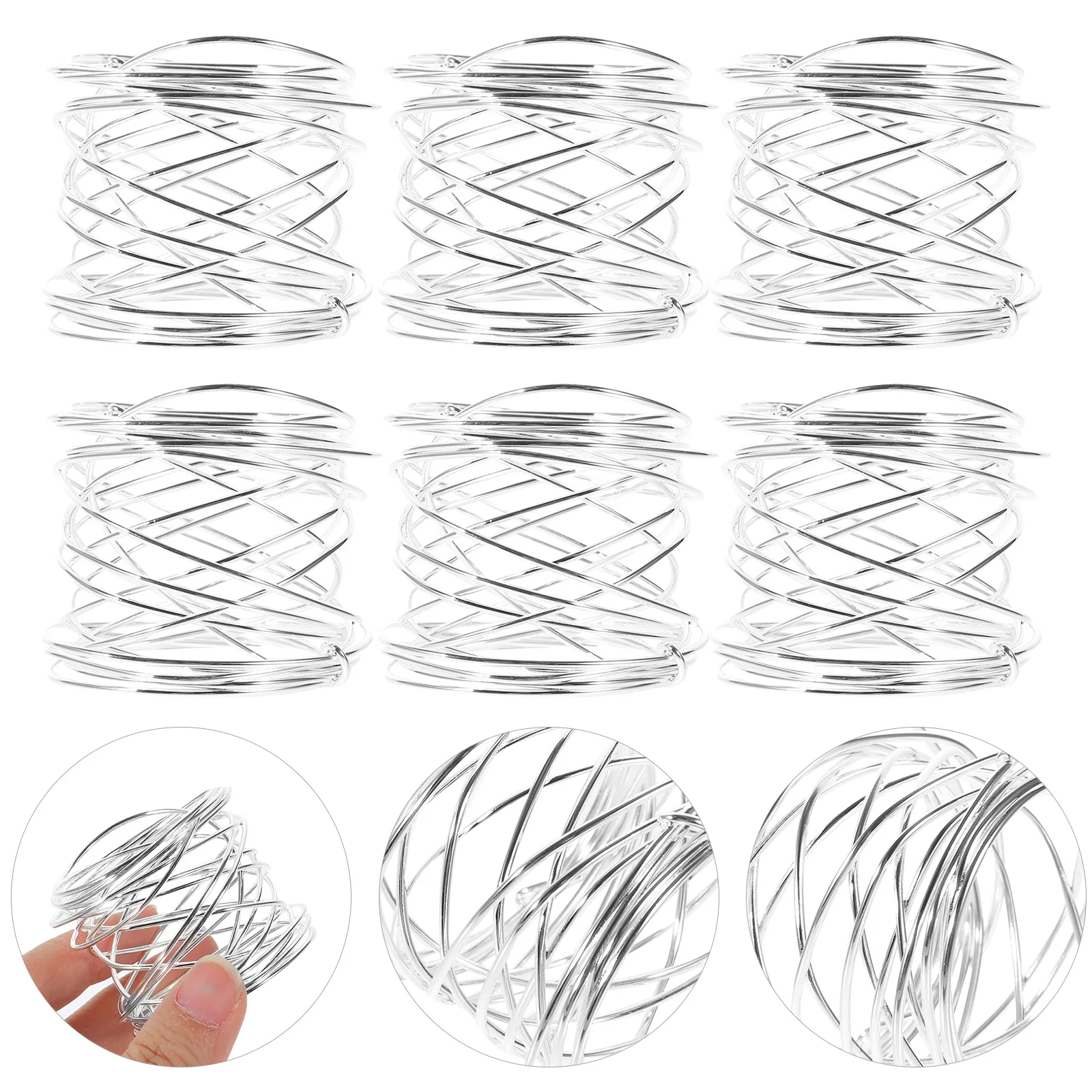 6Pcs Stainless Steel Napkin Rings Set Metal Buckles for Wedding Party Table Napkin Holders Silver Serviette Ring
6Pcs Stainless Steel Napkin Rings Set Metal Buckles for Wedding Party Table Napkin Holders Silver Serviette Ring